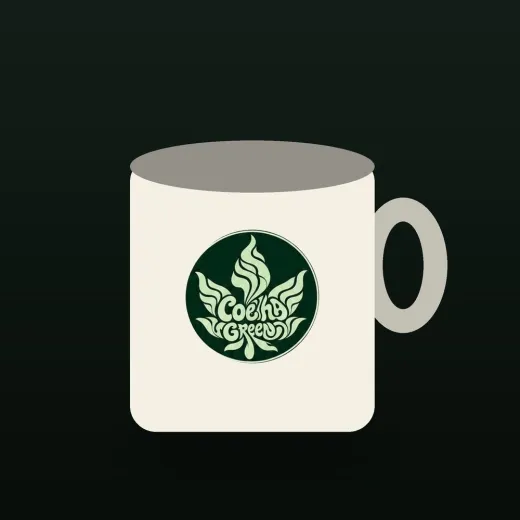 Caneca Cerâmica Leaf